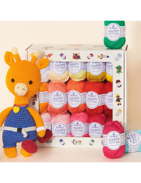 Box of 30 Happy Cotton DMC balls