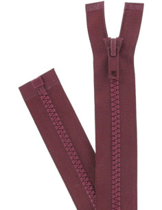Synthetic separable zipper - Bordeaux