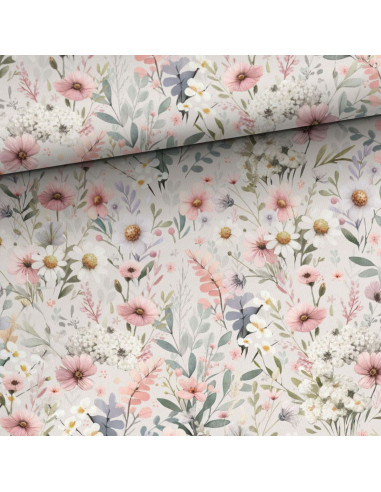 Premium cotton fabric - Delicate flower