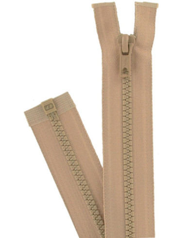 Synthetic separable zipper - Antelope beige