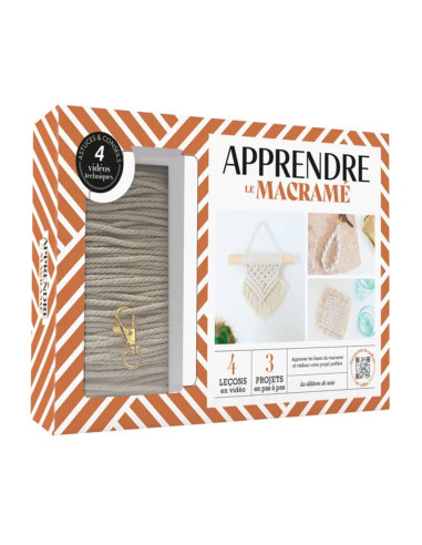 Macramé learning kit