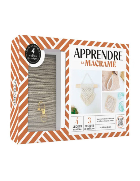Macramé learning kit