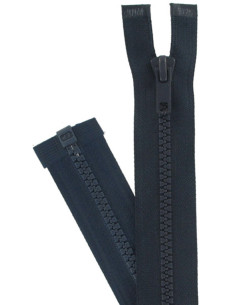 Synthetic separable zipper - Navy blue