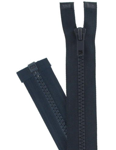 Synthetic separable zipper - Navy blue