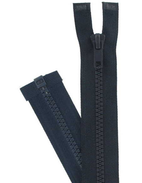 Synthetic separable zipper - Navy blue