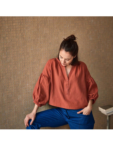 Okinawa blouse or dress pattern - Ikatee