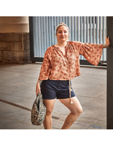 Okinawa blouse or dress pattern - Ikatee