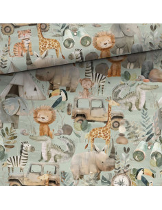 Premium cotton fabric - Safari