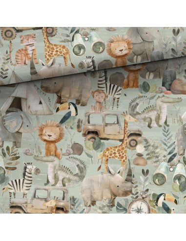 Premium cotton fabric - Safari