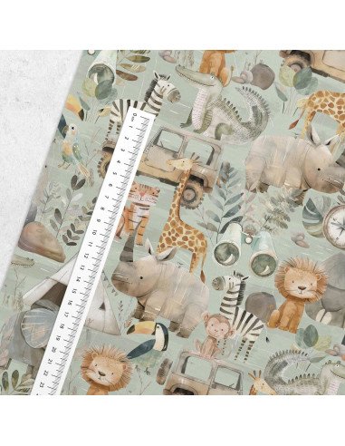 Premium cotton fabric - Safari