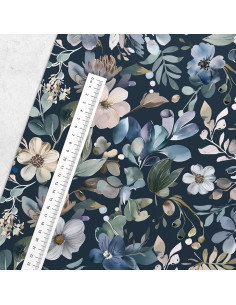 Premium cotton fabric - Flowering undergrowth 2