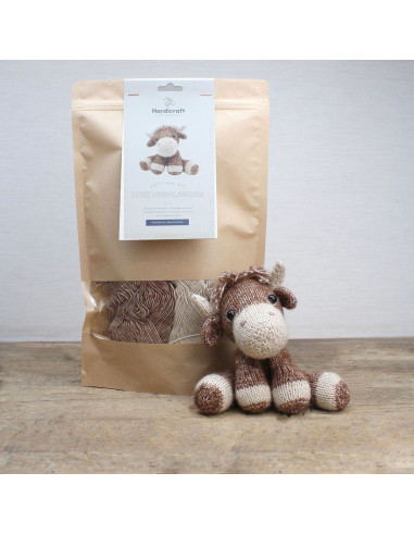 Knitting kit - Luke the cow