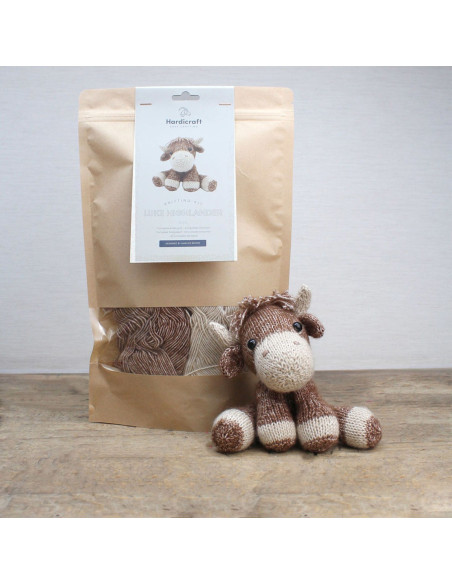 Knitting kit - Luke the cow
