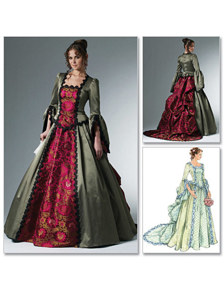 Victorian costume pattern