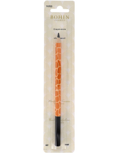 Chalk Pencil Giraffe Bohin - Black
