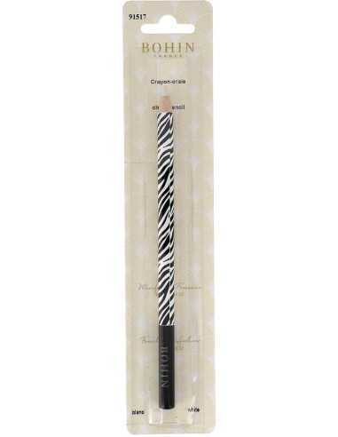 Zebra Bohin Chalk Pencil - White