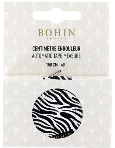 Zebra Bohin sewing pattern tape measure 150 cm