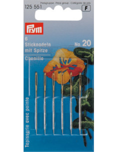 Tapestry needles with a point