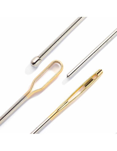 Lace threading needles