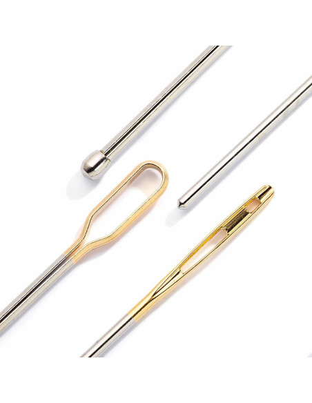 Lace threading needles