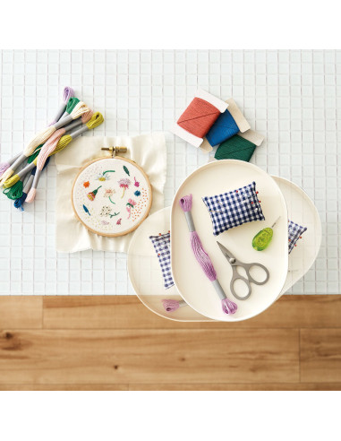 Clover Table Storage Tray - Ecru