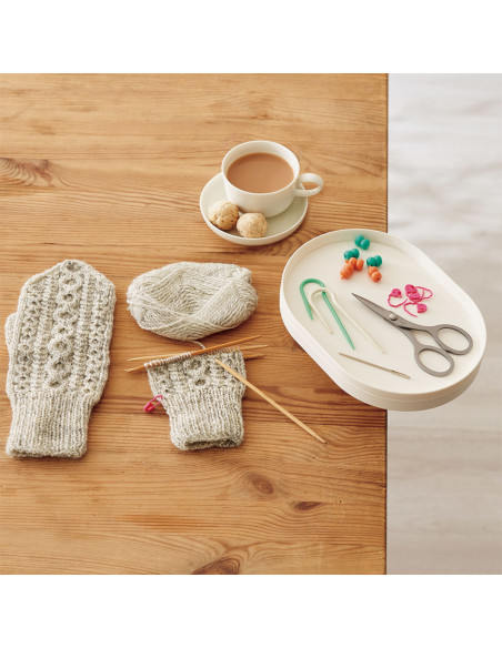 Clover Table Storage Tray - Ecru