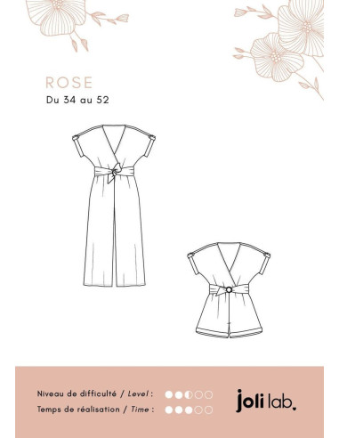 Rose Jumpsuit Pattern - Joli Lab