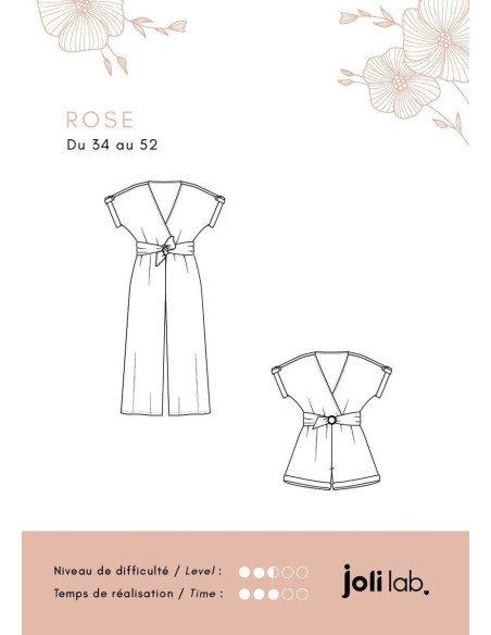 Rose Jumpsuit Pattern - Joli Lab