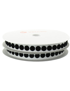 VELCRO® Brand black dots - 25 m roll - Ø 19 mm