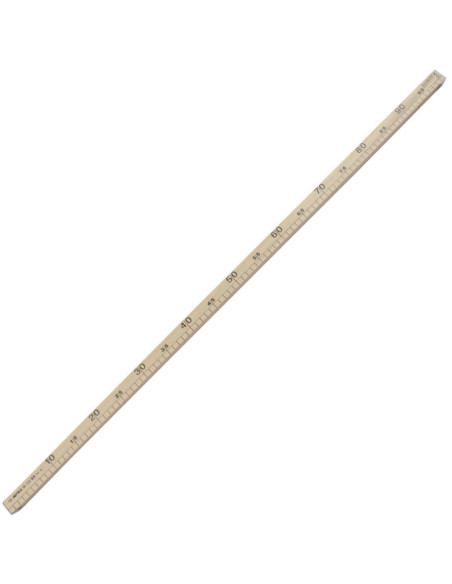 Certified square wooden meter