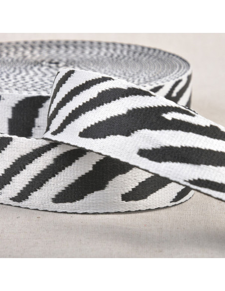 Animal strap - Black and white zebra