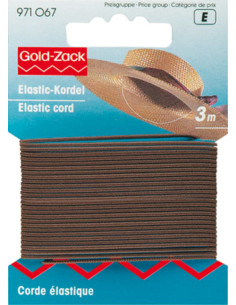 Brown hat elastic