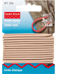 Beige elastic cord