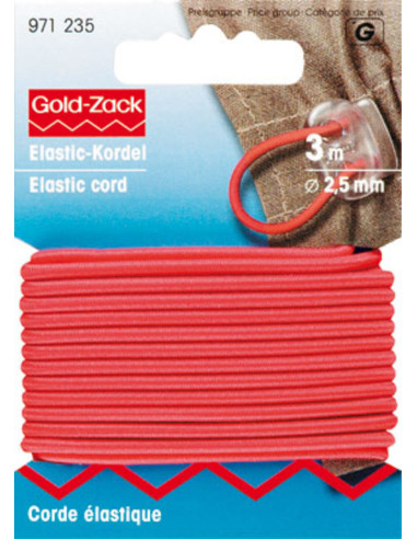 Red elastic cord