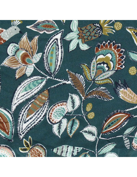 Fancy viscose fabric - Vamika slate and toffee