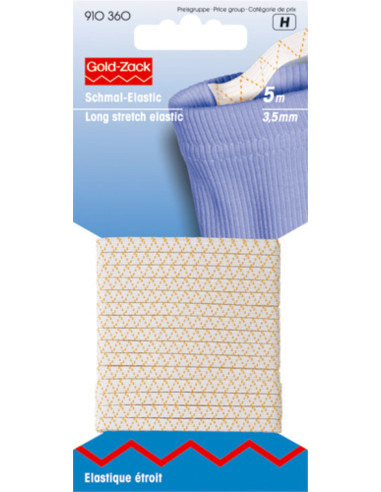 Narrow elastic