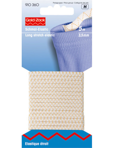 Narrow elastic
