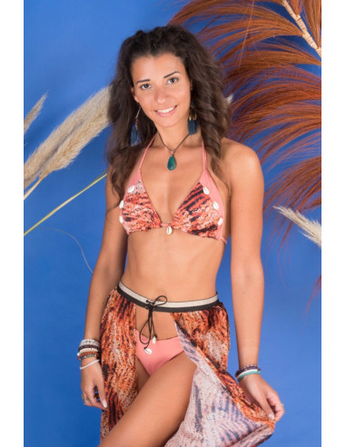 Lycra swimsuit fabric - Ochre zebra