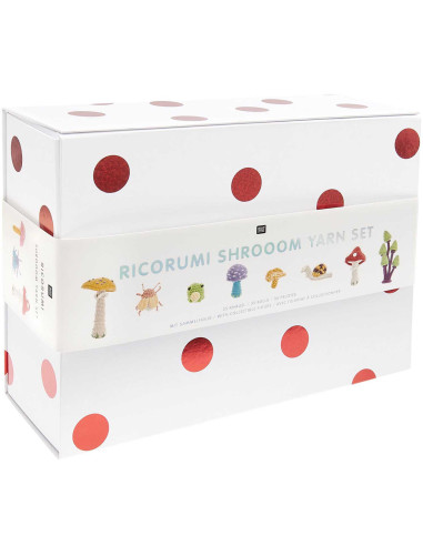 Ricorumi Cotton Yarn Box Set of 35 Balls - Shrooom