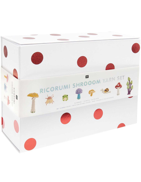 Ricorumi Cotton Yarn Box Set of 35 Balls - Shrooom