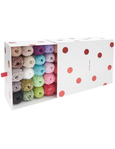 Ricorumi Cotton Yarn Box Set of 35 Balls - Shrooom 2