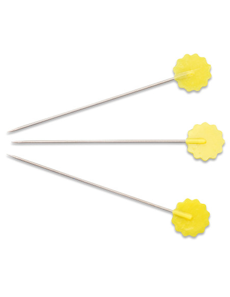 Flower head quilting pins