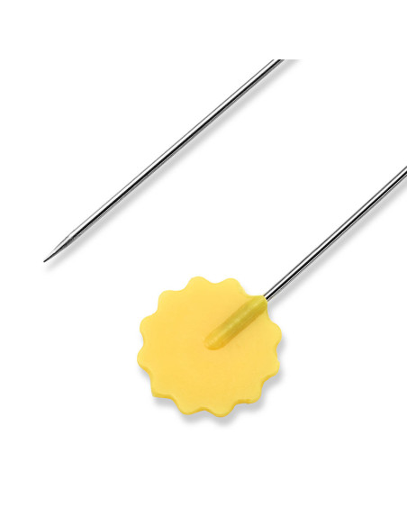 Flower head quilting pins