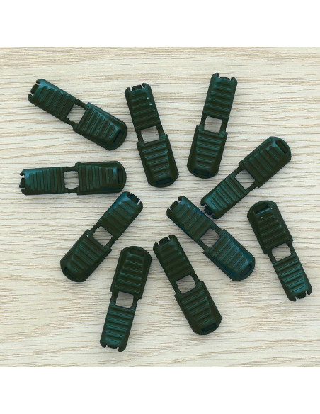 Foldable cord end - Dark green