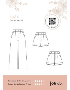 Gaïa Pants and Shorts Pattern - Joli Lab 2
