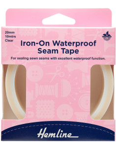 Thermoadhesive seam sealing tape 20 mm x 10 m - Transparent