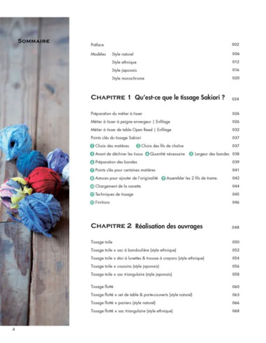 Sakiori Weaving Lesson Book