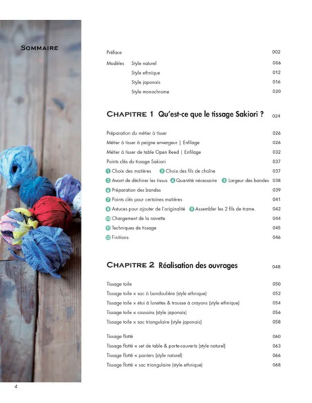 Sakiori Weaving Lesson Book