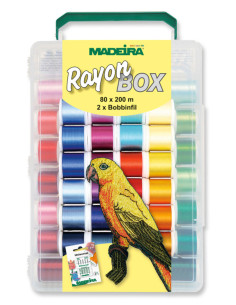 Deluxe Rayon Embroidery Thread Case 200 m Madeira