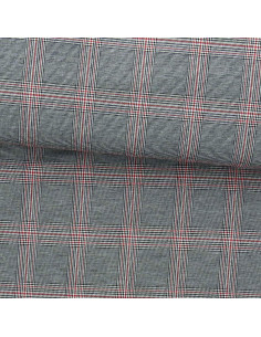 Scottish tartan fabrics in fashion - Black and red